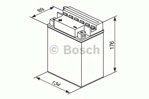 Стартерная аккумуляторная батарея BOSCH 0 092 M4F 380 M4 Fresh Pack - Фото 1