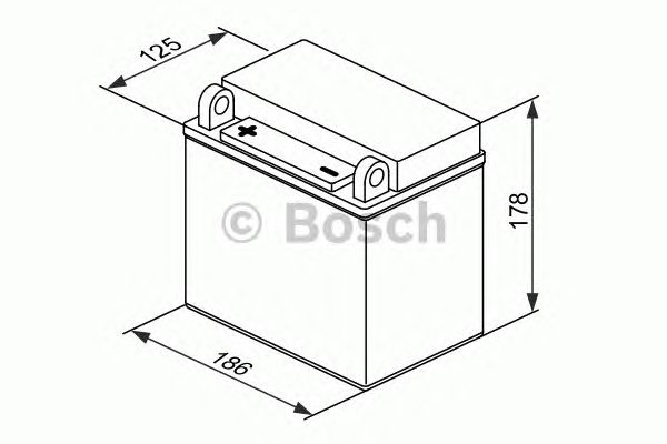 Стартерная аккумуляторная батарея BOSCH 0 092 M4F 510 M4 Fresh Pack - Фото 1