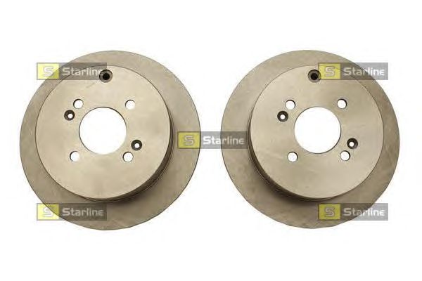 Тормозной диск STARLINE PB 1713 - Фото 1