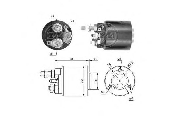 Втягивающее реле ERA ZM590
