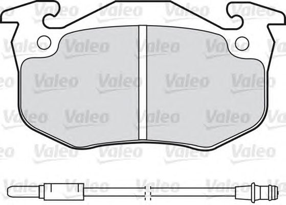Тормозные колодки VALEO 598080 - Фото 1