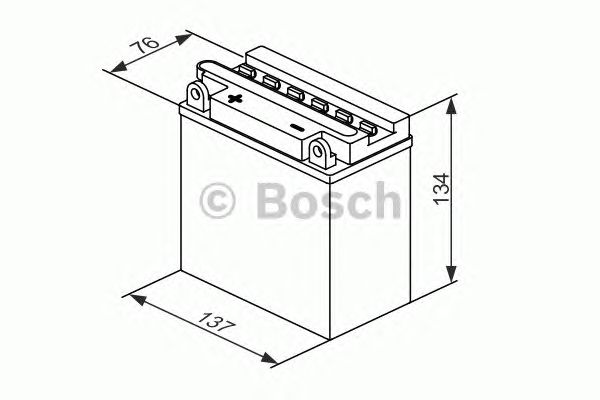 Стартерная аккумуляторная батарея BOSCH 0 092 M4F 240 M4 Fresh Pack - Фото 1