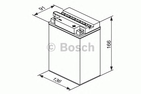 Стартерная аккумуляторная батарея BOSCH 0 092 M4F 340 M4 Fresh Pack - Фото 2