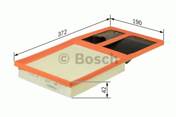 Воздушный фильтр BOSCH F 026 400 035 - Фото 1