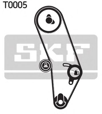 Комплект ремня ГРМ SKF VKMA 01000 - Фото 1