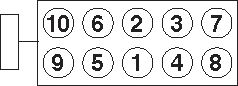 Комплект болтов головки блока цилиндров (ГБЦ) PAYEN HBS241 - Фото 1