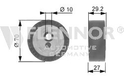 Натяжной ролик поликлинового ремня FLENNOR FS22902 - Фото 1