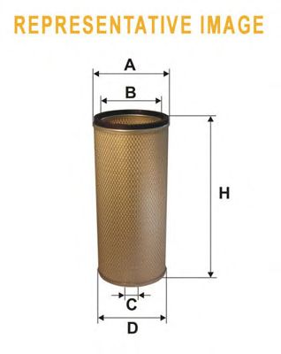 Воздушный фильтр WIX FILTERS WA9479 - Фото 1