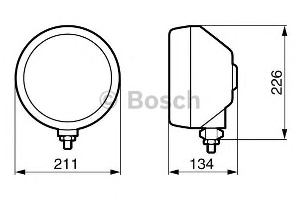 Фара дальнього світла BOSCH 0 986 310 540 - Фото 2