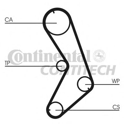 Ремень ГРМ CONTITECH CT741