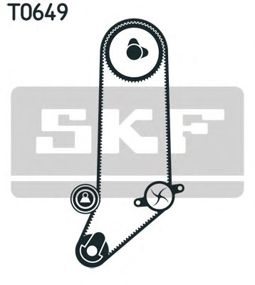 Комплект ремня ГРМ SKF VKMA 01050 - Фото 1
