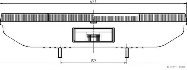 Задний фонарь HERTH+BUSS ELPARTS 83830021 - Фото 3
