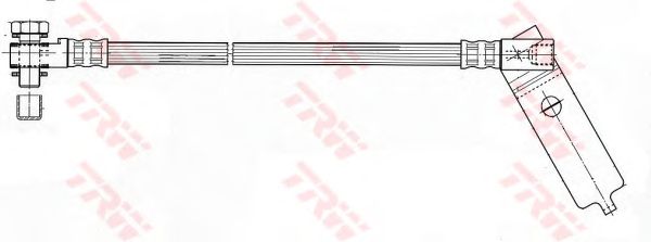 Тормозной шланг TRW PHD952 - Фото 1