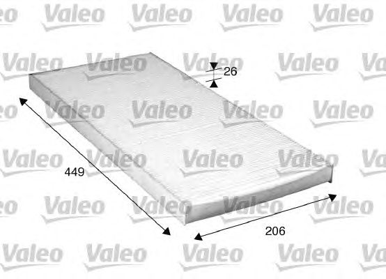Фильтр салона VALEO 716028 - Фото 1