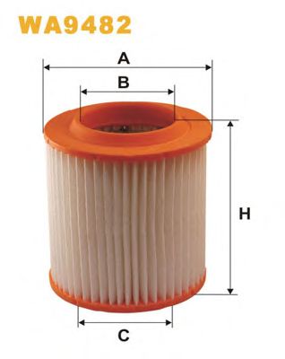 Воздушный фильтр WIX FILTERS WA9482