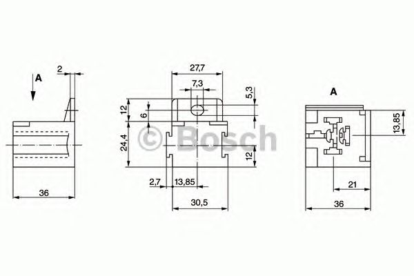 Штекерная гильза, система зажигания BOSCH 3 334 485 008 - Фото 1