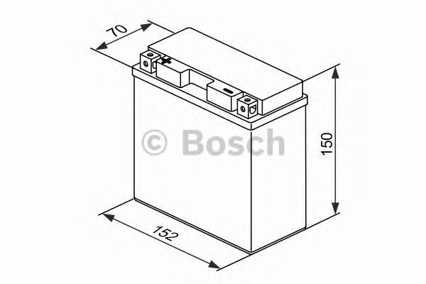Стартерная аккумуляторная батарея BOSCH 0 092 M60 200 M6 - Фото 2