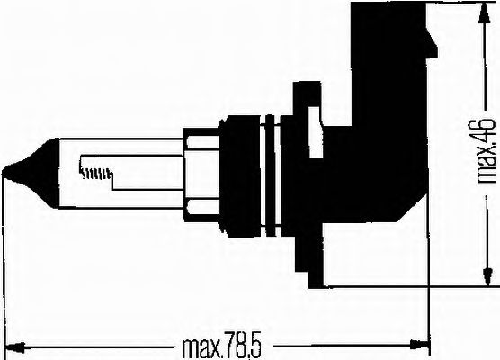 Лампа накаливания HELLA 8GH 005 636-121 (фара дальнего света, основная фара, противотуманная фара) - Фото 2
