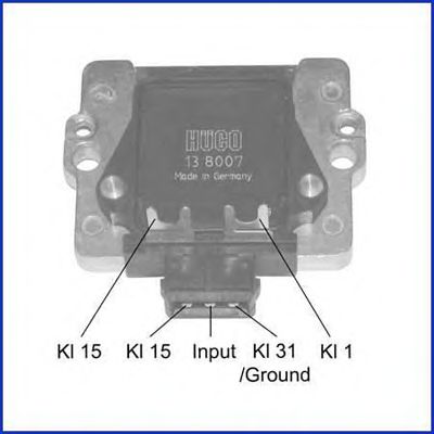 Коммутатор зажигания HUCO 138007