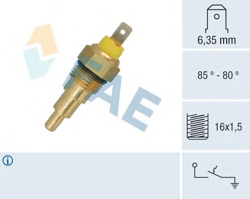 Датчик включения вентилятора FAE 37630