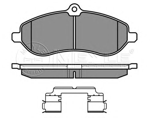 Тормозные колодки MEYLE 025 245 9518/W