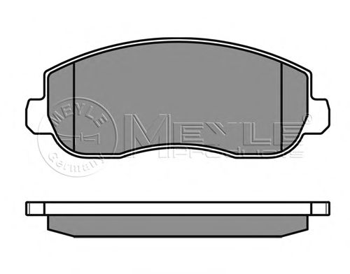 Тормозные колодки MEYLE 025 251 4718/W - Фото 1