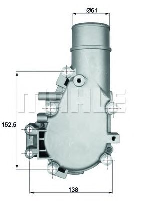 Термостат MAHLE ORIGINAL TI 136 84