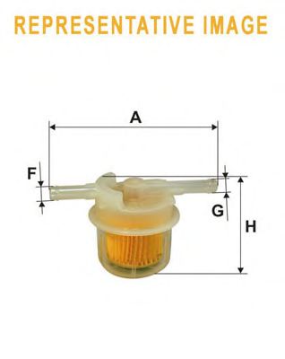 Топливный фильтр WIX FILTERS WF8135 - Фото 1