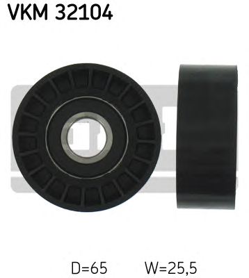 Направляющий / паразитный ролик  поликлинового ремня SKF VKM 32104