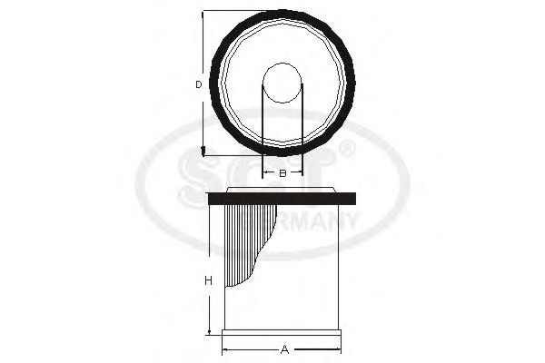 Фильтр топливный SCT SC 7021P - Фото 1
