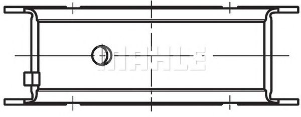 Вкладыши коренные MAHLE ORIGINAL 001 HS 10767 000 - Фото 1