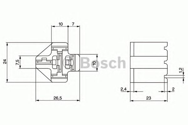 Штекерная гильза, система зажигания BOSCH 3 334 485 007 - Фото 1