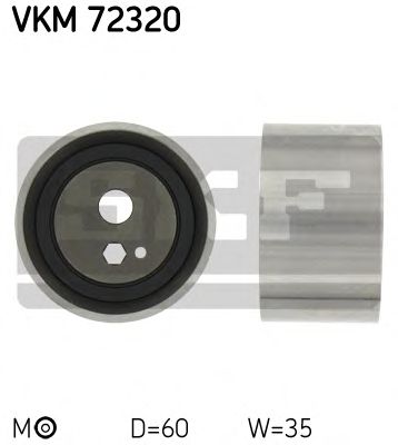 Натяжной ролик ремня ГРМ SKF VKM 72320
