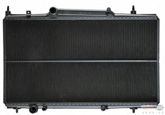 Радіатор, охолодження двигуна HELLA 8MK 376 717-591 - Фото 1