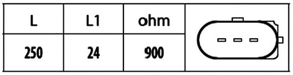 Датчик импульсов HELLA 6PU 009 146-581 - Фото 1