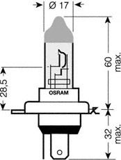 Лампа накаливания OSRAM 64193ULT-HCB OSRAM ULTRA LIFE (фара дальнего света, противотуманная фара) - Фото 1
