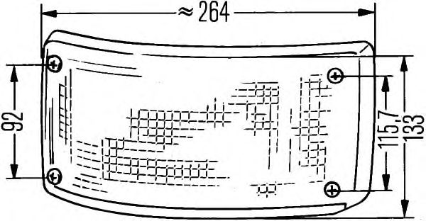 Фара заднього ходу HELLA 2ZR 005 603-061 - Фото 1
