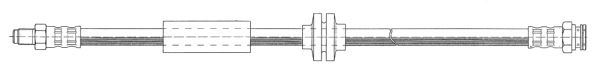 Тормозной шланг TRW PHB231 - Фото 1