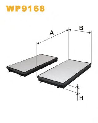 Фильтр салона WIX FILTERS WP9168 - Фото 1