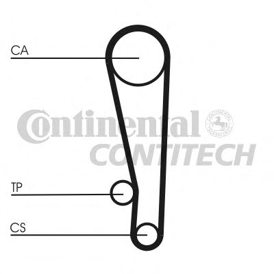 Комплект ремня ГРМ CONTITECH CT1013K1