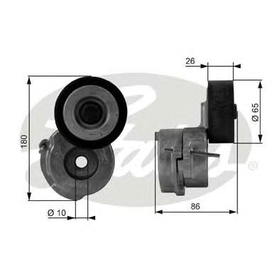 Натяжной ролик поликлинового ремня GATES T38440