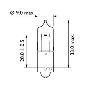 Лампа накаливания фонаря указателя поворота PHILIPS 12146CP - Фото 1