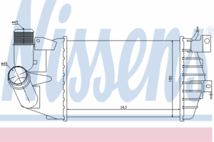Интеркулер NISSENS 96587
