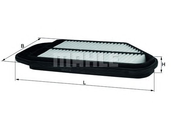 Воздушный фильтр MAHLE ORIGINAL LX 3152 - Фото 1