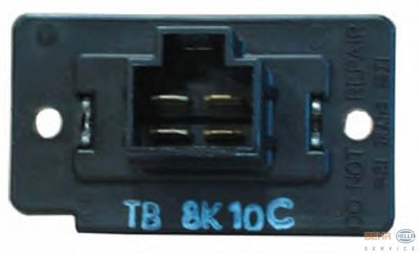 Реостат вентилятора обігрівача HELLA 9ML 351 321-451 - Фото 3