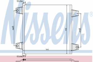Радиатор кондиционера NISSENS 940031