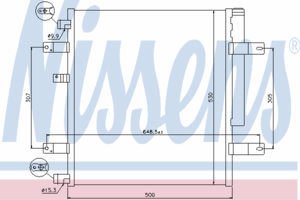 Радиатор кондиционера NISSENS 940094