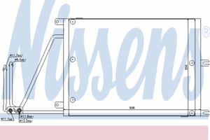 Радиатор кондиционера NISSENS 94623