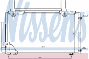Радиатор кондиционера NISSENS 94735