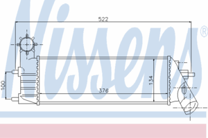 Интеркулер NISSENS 96766